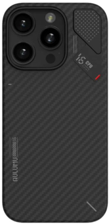 Aulumu А16 Чехол для iPhone 16 Pro, Aramid Fiber, совместим с MagSafe, черный