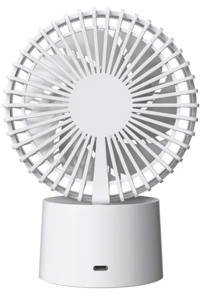 Портативный вентилятор Xiaomi (Mi) ZMI 5000 mAh c плавной регулировкой скорости  AF218 белый