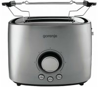 Тостер Gorenje T1000E / мощность - 1000 Вт, тостов - 2, подогрев, размораживание, поддон для крошек / Global