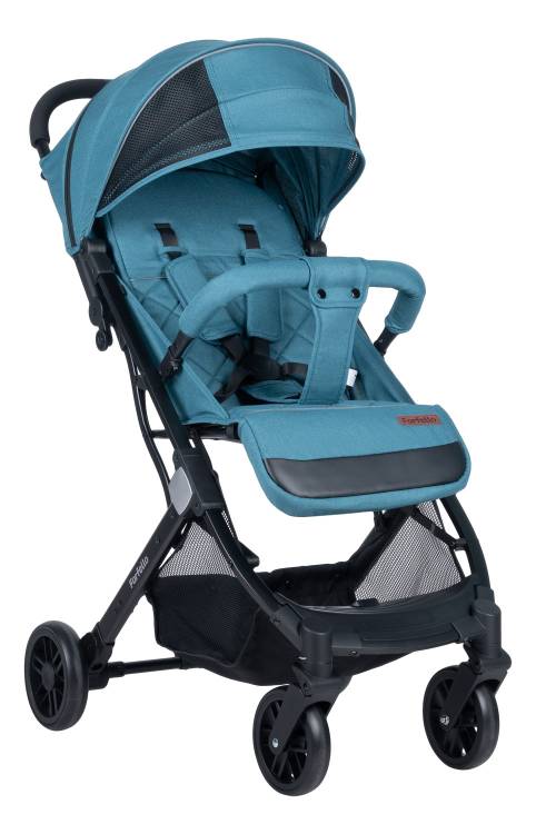 Farfello 0 Коляска детская прогулочная Farfello Comfy Go (Aqua/темно-бирюзовый (чёрная)CG-19) CG-19 темно-бирюзовый 6961136033574