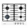 Варочная поверхность NORDFROST HS 6041 W  / конфорок - 4 шт, решетки - чугун, электроподжиг.