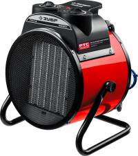 Электрическая тепловая пушка ЗУБР, 5 кВт, эффективен для помещения с площадью до 60 кв.м.