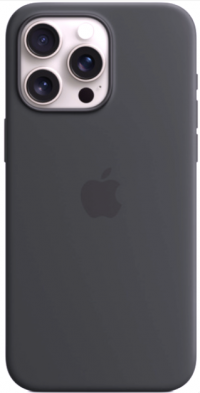 Silicone Case для iPhone 15 Pro Max с MagSafe/ Чехол силиконовый/ Dark Gray