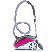 Thomas моющий пылесос для сухой и влажной уборки Allergy & Family | Мощность всасывания: 325 Вт | Тип фильтрации: Aqua-Box, Мешок для сбора пыли | Вид пылесборника: Аквафильтр | Объем всасываемой воды: 2.6 л | Цвет: Розовый | Global