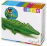 58546, Intex, Надувная игрушка-наездник 168х86см "Крокодил" до 40кг, от 3 лет