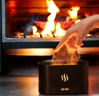 Увлажнитель воздуха с эффектом пламени, 190 мл ( аромадиффузор с подсветкой)