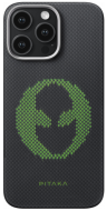 Pitaka Чехол для iPhone 16 Pro Aries Tactile Woven Case Alien | Ультратонкий 1.2 мм | Ультралегкий 