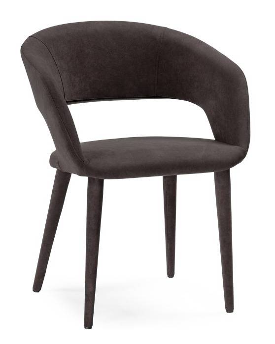 Woodville стул на металлокаркасе "Торган" с чехлом катания эспрессо , страна производства - Россия , материал каркаса - металл/велюр , материал сиденья - велюр , 59см*60см*76см / 550443