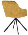Woodville Кресло "Дакота" крутящиеся желтое | черное | Ширина - 67; Глубина - 70; Высота - 86 см