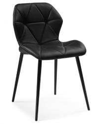 Woodville cтул на металлокаркасе Вальд , материал обивки - экокожа , 46см*75см