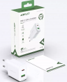 Acefast cетевой адаптер A25 PD20W (C+A), цвет: белый