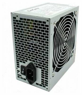 Блок питания 450W ExeGate 450NPX, ATX, PC, black, 12cm fan, 24+4p, 6/8p PCI-E, 3*SATA, 2*IDE, FDD + кабель 220V в комплекте <EX224733RUS-PC>