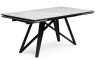 Woodville Керамический стол Вилсон | Ширина - 89 см; Высота - 75 см; Длина в разложенном виде - 220 см; Длина - 160 см