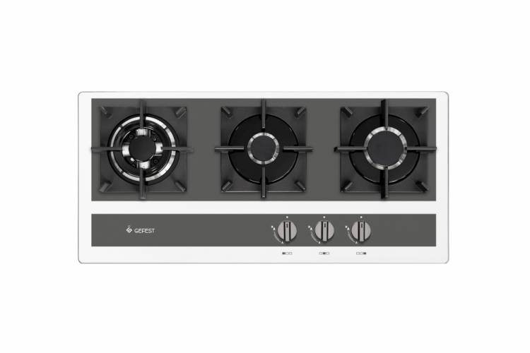 Газовая варочная панель Gefest  ПВГ 2150-01 К25 , комфорок- 3 шт ,решетки- чугунные , газ-контроль / Global