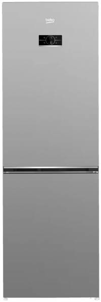 Холодильник с морозильником Beko B3RCNK362HS / 320 л, внешнее покрытие-металл, размораживание - No Frost, дисплей, 59.5 см х 186 см х 65 см / Global