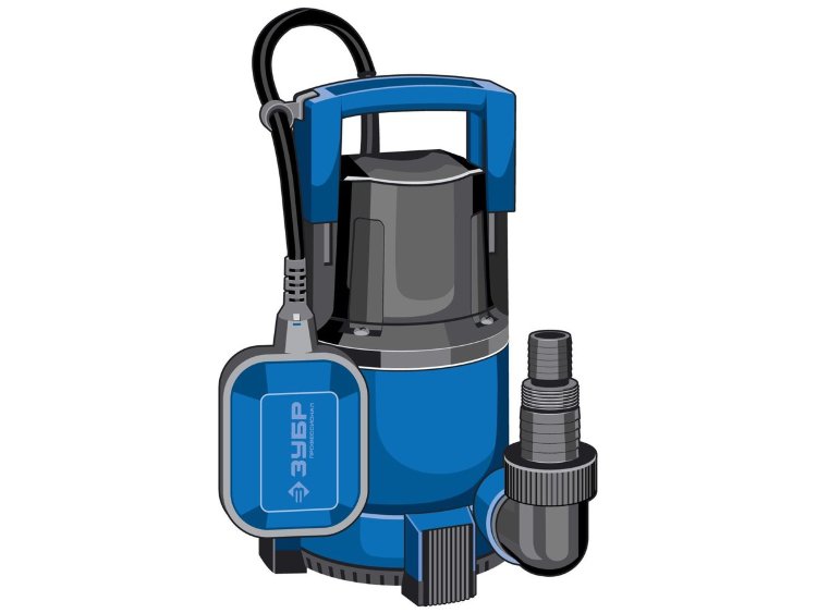 ЗУБР "ПРОФЕССИОНАЛ" Т3 НПЧ-Т3-750 Насос погружной дренажный для чистой воды