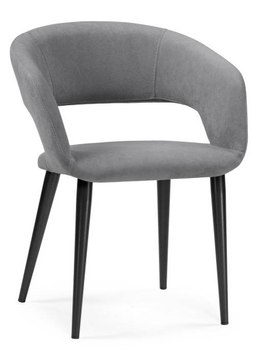 Woodville стул на металлокаркасе "Торган" , страна производства - Россия , материал каркаса - металл/велюр , материал сиденья - велюр , 59см*60см*76см / 528560