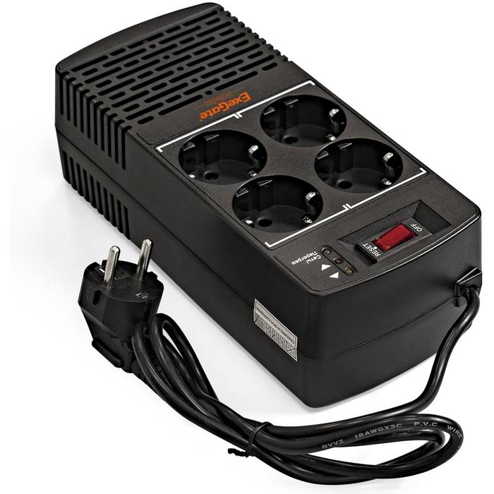Стабилизатор ExeGate Power AD5000-500 (500VA/300W, диапазон 150...280В, 4 евророзетки) <EP285941RUS>