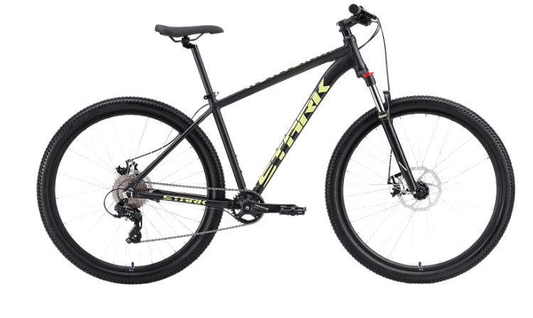 Stark Горный велосипед Hunter 29.2 D 2024 | Диаметр колеса: 29.2" | Размер рамы: 20" | Марка трансмиссии: Shimano | Максимальный вес велосипедиста: 130 кг | Количество скоростей: 8 | Материал рамы: Алюминий AL-6061