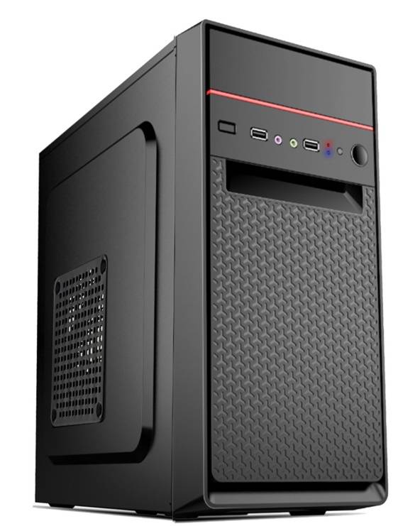 Корпус Minitower ExeGate BAA-107U Black, mATX, <AAA350, 80mm>, 1*USB+2*USB3.0, Audio <EX283061RUS> 283061