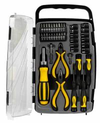 Набор Stayer 25311-H41 "MASTER": Отвертка реверсивная, в пластмассовом боксе, 41 предмет