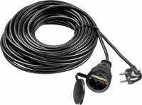 Зубр 55020-20 Удлинитель-шнур "ПВС 315-Ш", 20 м, 3500 Вт, 1 гнездо, IP44, ПВС 3х1,5 мм2