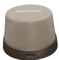 Магнитная колонка портативная MOMAX 1-Vibe Go Magnetic Portable True Wireless Speaker, 700mAh, 3W