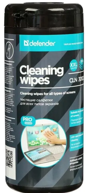 Defender Салфетки для экранов PRO 100PCS 30102 | Global