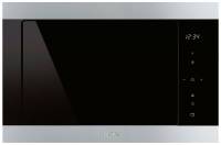 Smeg встраиваемая микроволновая печь | FMI325X | объем: 25 л | 38х56х50 см | чёрное стекло