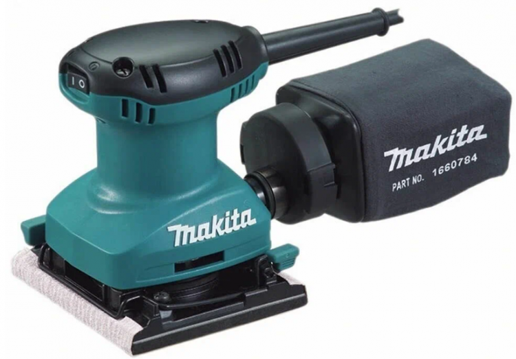Шлифовальная машина Makita BO 4557 | Мощность - 180 Вт | Максимальная частота колебания платформы - 28000 кол/мин Global