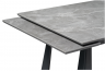 Woodville Стол "Бэйнбрук" серый мрамор | Ширина: 80 Высота - 76; Длина в разложенном виде - 180; Длина - 120см