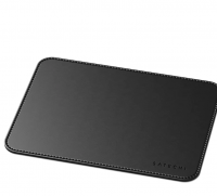  Satechi Eco Leather (ST-ELMPK) | Коврик для компьютерной мыши | Размер 25 x 19 см. Цвет черный.	