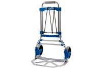 ЗУБР ТР-90 складная хозяйственная тележка, до 90кг, каркас и платформа из алюминия, платформа 48,5 х 28,5см, колёса d13см, вес 4,65кг