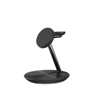 SwitchEasy Зарядная станция MAAIWA130BK22 PowerStation | 5 в 1 | Для устройств iPhone, Apple Watch, AirPods | Поддерживаемая мощность: 55 Вт | Цвет: черный