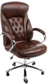 Woodville Компьютерное кресло Rich | Максимальная нагрузка - 130 кг | Материал обивки - Экокожа | Цвет: Коричневый