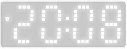 Светодиодные часы Космос X8017L/16x6x2,5 см