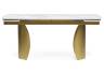 Woodville Керамический стол Готланд 180(240)х90х79 Вяз Скандинавский / золото