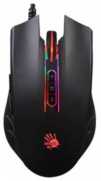 Игровая мышь A4Tech Bloody Q81 Curve 3200 dpi, светодиодный, черный Global