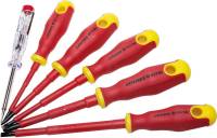 Stayer "PROFI" "ELECTRO" Cr-V, 6шт 25145-H6_z01 Набор : Отвертки диэлектрические, тестер, 100-250В