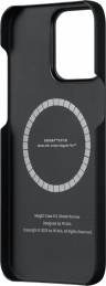 Чехол Pitaka Fusion Break the Line MagEZ Case 5 для iPhone 15 Pro Max, кевлар, черный