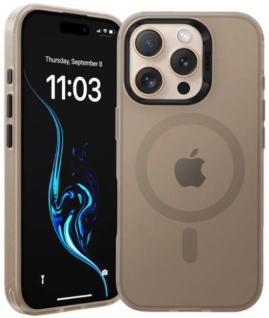  Benks Чехол для iPhone 16 Pro Max | Lucid Case (MagSafe) | Цвет: Прозрачный Золотой
