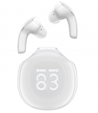 Acefast беспроводные наушники T9 Crystal (Air) color bluetooth earbuds, цвет: porcelain white