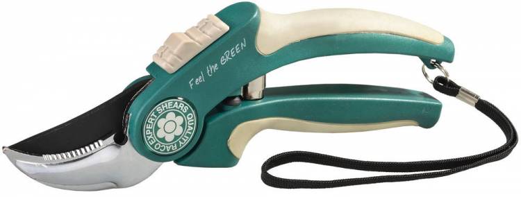 177S Секатор с двухкомпонентными рукоятками, плоскостной, 205 мм, RACO zb