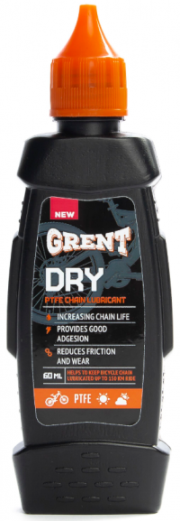 Grent Ptfe Dry Lube Цепная велосмазка для сухой погоды с тефлоном 60 мл 40388