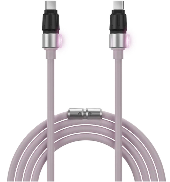 Sharge Кабель Type-C - Type-C Phantom 1м 5A 100W for iPhone 16 Series(SL106)