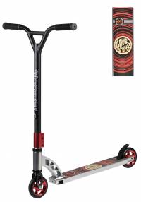 Farfello Самокат трюковой X-ST60 (4) (колёса 110 мм, алюм. обод, стальной Y-руль) Красное сердце/Red Love sport 6961136047762