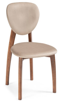 Woodville Деревянный стул Вакимо tenerife beige / миланский орех / до 100 кг