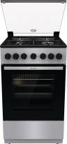 Комбинированная плита Gorenje GK5B40SH / конфорок газовых - 4 шт, духовка - 70 л, покрытие - эмалированная сталь, электроподжиг, газконтроль , 50см*85см*59см / Global