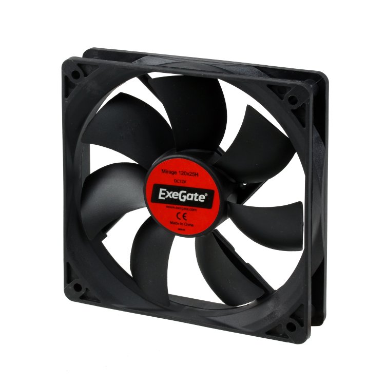 Вентилятор для корпуса Exegate <12025M12H>/<Mirage 120x25H>,  1600 об./мин.,3pin 253951