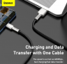 Baseus Кабель USB Cafule Series Metal | Цвет: Черный | Разъемы: USB - Type-C | Длина кабеля: 2м | Ток зарядки: 6A | Мощность: 66вт | Материал: Цинковый сплав/Нейлоновая плетеная проволока